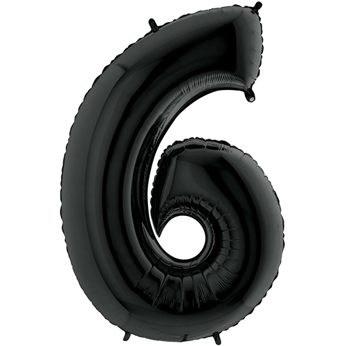 [G26046K-P] Chiffre '6' Noir 26"  - Grabo