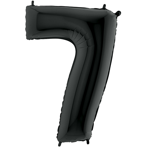 [G26047K-P] Chiffre '7' Noir 26"  - Grabo