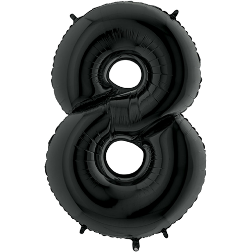 [G26048K-P] Chiffre '8' Noir 26"  - Grabo