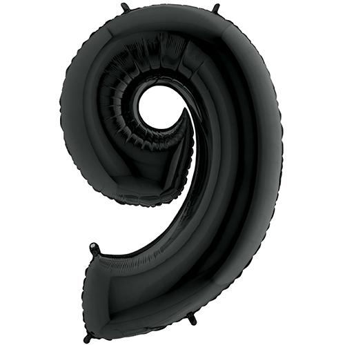 [G26049K-P] Chiffre '9' Noir 26"  - Grabo
