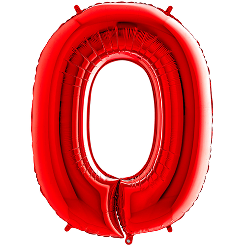 [G26080R-P] Chiffre '0' Rouge 26"  - Grabo