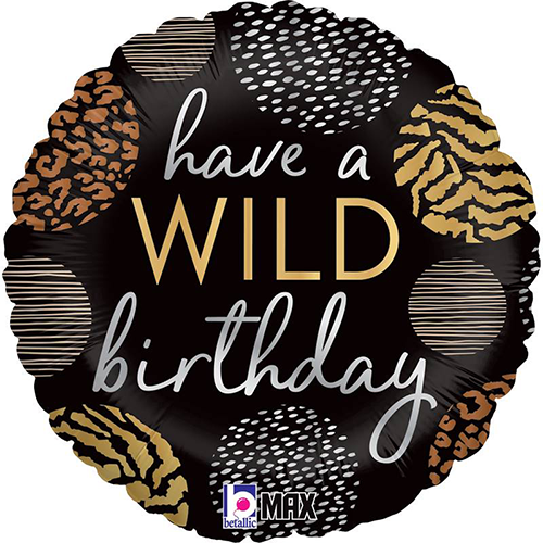 [G26131P-P] Wild Birthday 18" - Grabo