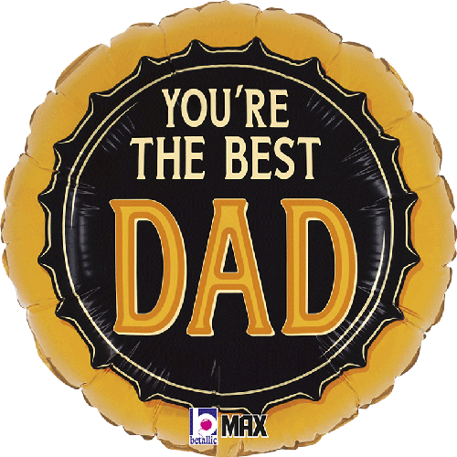 [G26175P-P] Best Dad Beer 18" - Grabo