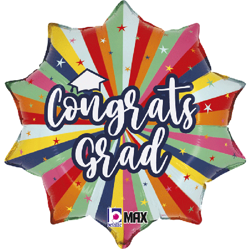 [G26181P-P] Congrats Grad Firework 18" - Grabo