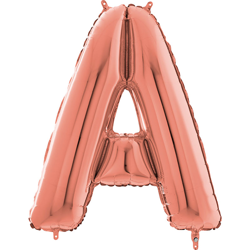 [G262023RG-P] Lettre "A" Rose Gold 26" - Grabo