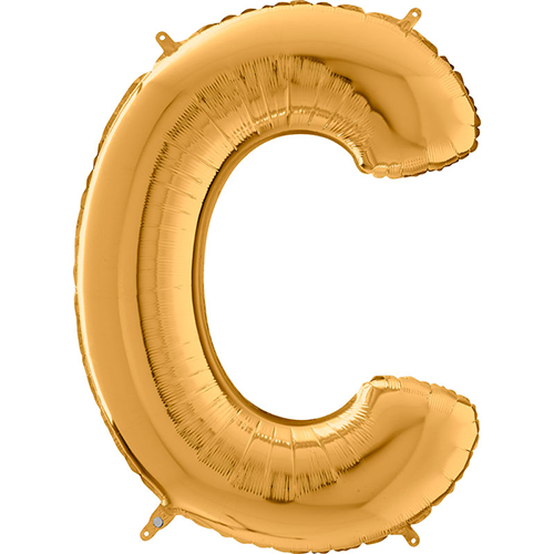 [G26222G-P] Lettre "C" Or 26" - Grabo