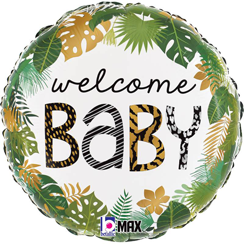 [G26224P-P] Jungle Welcome Baby 18" - Grabo