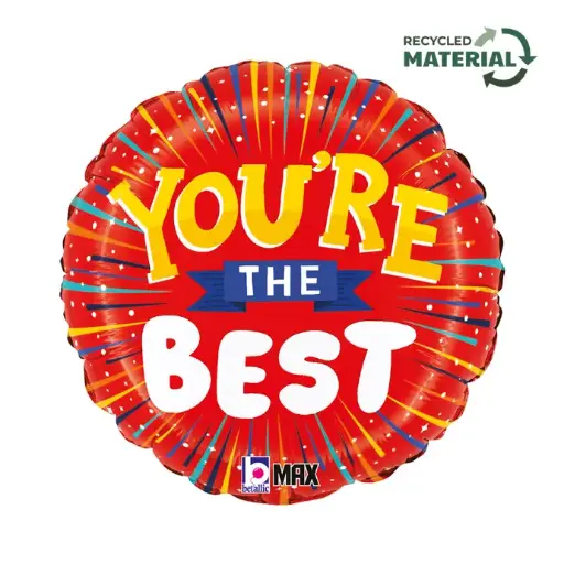 [G26227P-P] 1 Alu You're the Best 18" - Grabo