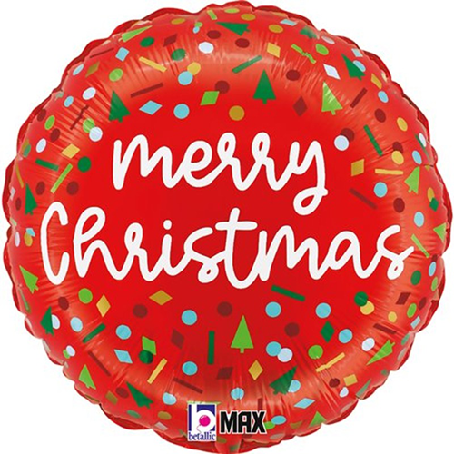 [G26317P-P] Christmas Confetti 18" - Grabo