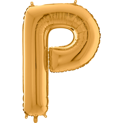 [G26352G-P] Lettre "P" Or 26" - Grabo