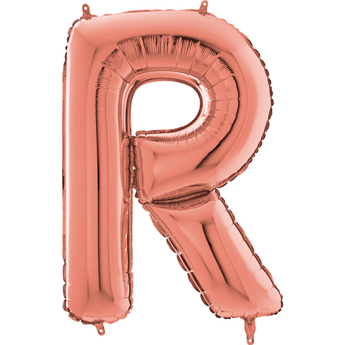 [G263723RG-P] Lettre "R" Rose Gold 26" - Grabo