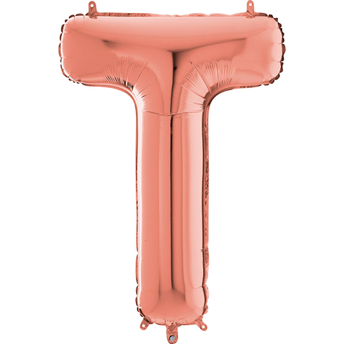 [G263923RG-P] Lettre "T" Rose Gold 26" - Grabo