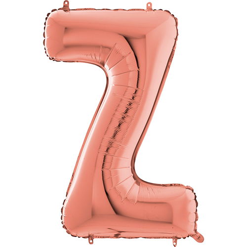 [G264523RG-P] Lettre "Z" Rose Gold 26" - Grabo