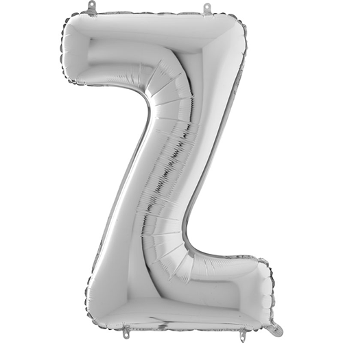 [G26459S-P] Lettre "Z" Argent 26" - Grabo