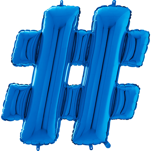 [G26470B-P-FR] Hashtag Blue 26" - Grabo