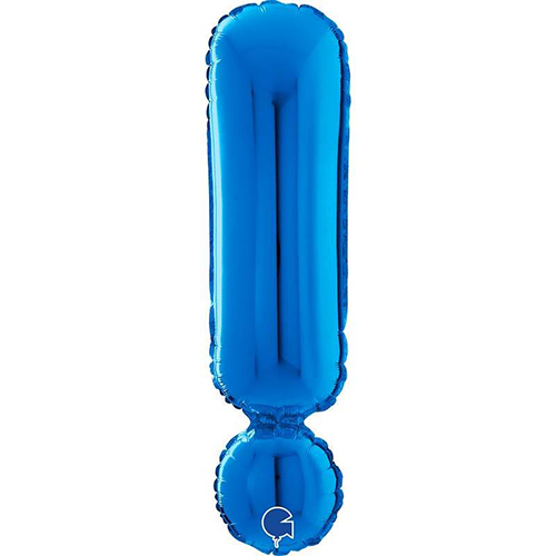 [G26560B-P-FR] Point d'Exclamation Bleu 26" - Grabo
