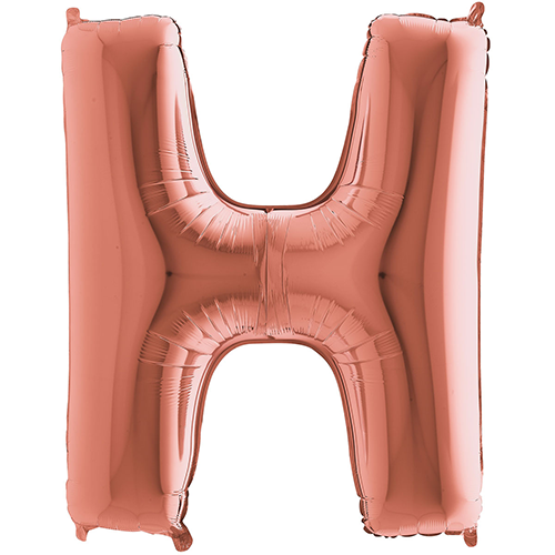 [G2723RG-P] Lettre "H" Rose Gold 40" - Grabo