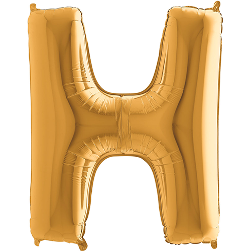 [G272G-P] Lettre "H" Gold 40" - Grabo