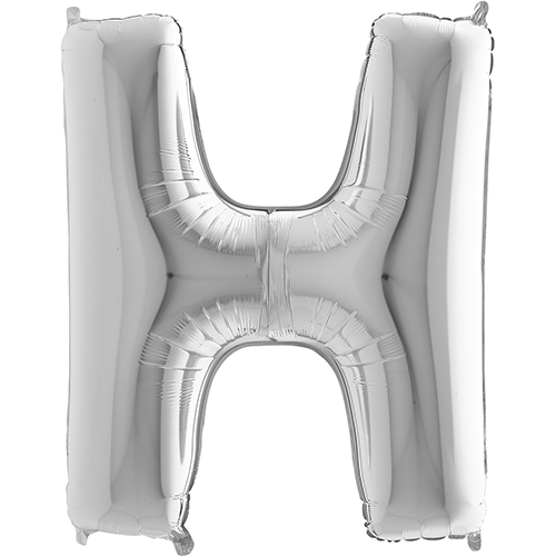 [G279S-P] Lettre "H" Silver 40" - Grabo