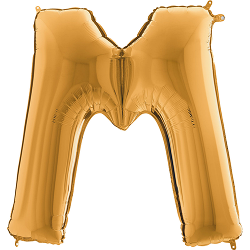 [G322G-P] Lettre "M" Gold 40" - Grabo