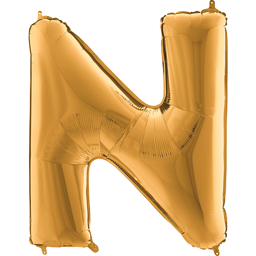 [G332G-P] Lettre "N" Gold 40" - Grabo
