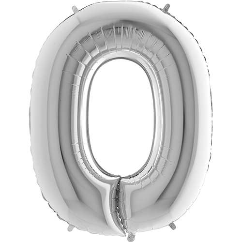 [G349S-P] Lettre "O" Silver 40" - Grabo