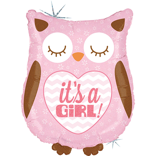 [G35156H-P] C'est une Fille Hibou Holo 26" - Grabo
