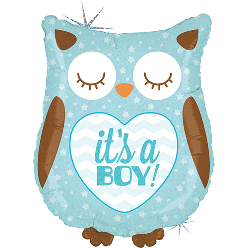[G35158H-P-FR] It's a Boy Owl 26" - Grabo