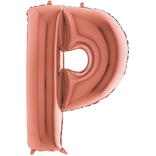 [G3523RG-P] Lettre "P" Rose Gold 40" - Grabo