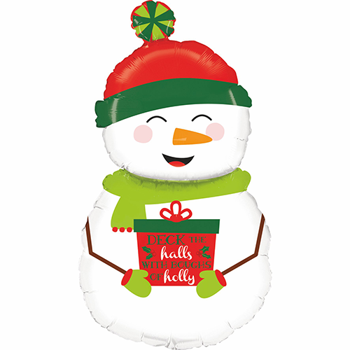 [G35386-P] Bonhomme De Neige Holiday 40" - Grabo - FDS