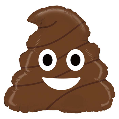 [G35596-P] Emoji Poo 20" - Grabo