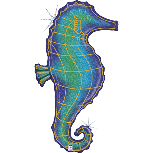 [G35951GH-P] Glitter Seahorse 36" - Grabo - FDS
