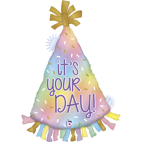 [G35960RH-P] Opal Party Hat 34" - Grabo