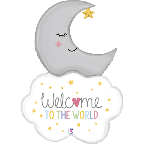 [G35974-P] Welcome Baby Moon 42" - Grabo