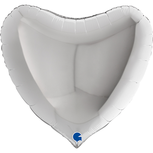 [G36009S] Coeur Argent 36" - Grabo