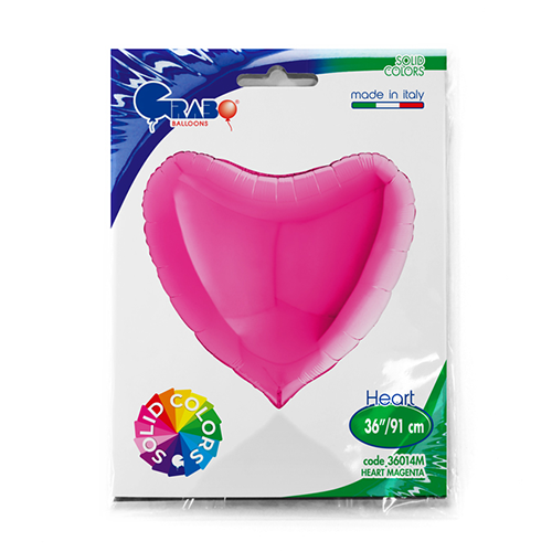 [G36014M-P] Coeur Magenta 36" - Grabo