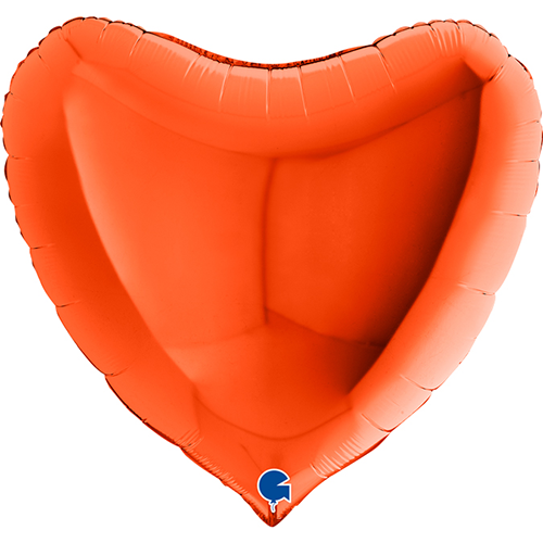 [G36015O] Coeur Orange 36" Vrac - Grabo