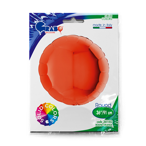 [G36115O-P] Rond Orange 36" - Grabo
