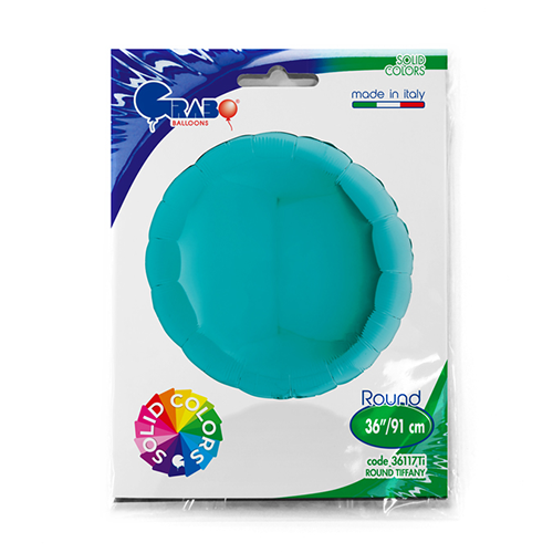 [G36117TI-P] Rond Turquoise Vert Tiffany 36" - Grabo