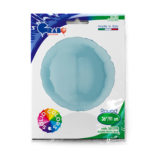 [G36121PB-P] Rond Pastel Ciel 36" - Grabo