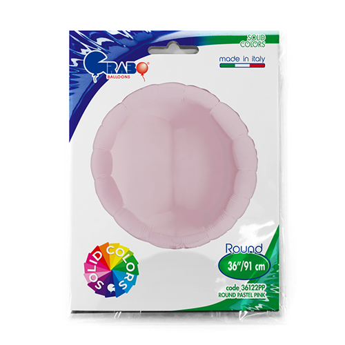 [G36122PP-P] Rond Pastel Rose 36" - Grabo
