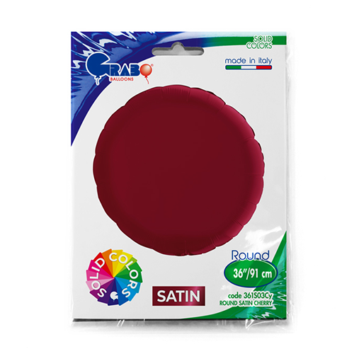 [G361S03CY-P] Rond Satin Cerise 36" - Grabo