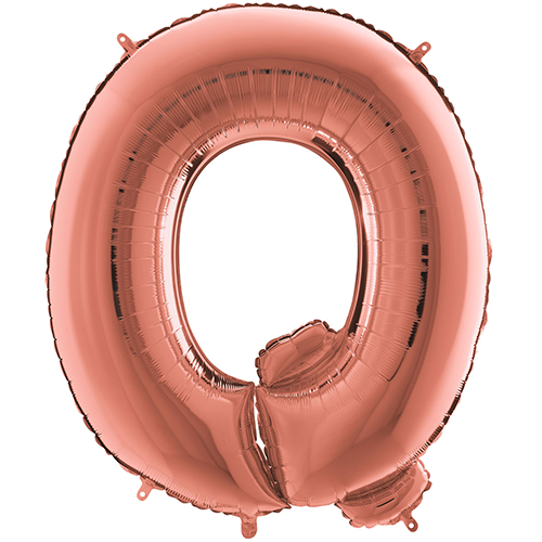[G3623RG-P] Lettre "Q" Rose Gold 40" - Grabo
