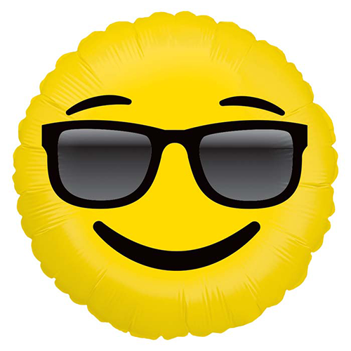 [G36265P-P] Emoji Sunglasses (Lunette Soleil) 18" - Grabo