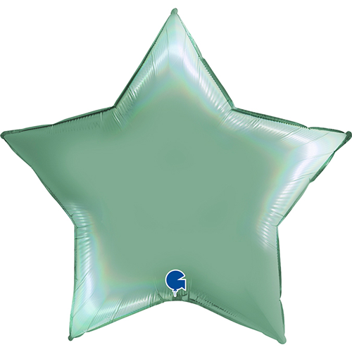 [G362P03RHTI] Étoile Holo Tiffany Platine 36" Vrac - Grabo