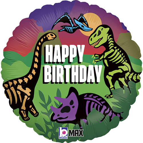 [G36866P-P] Jurassic Birthday 18" - Grabo