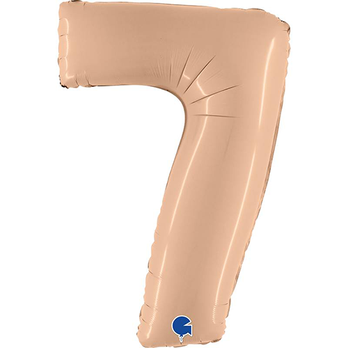 [G400700SNU-P] Chiffre '7' Satin Nude 40" - Grabo