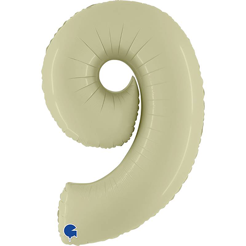 [G400900SOGR-P] Chiffre '9' Satin Olive Green 40" - Grabo