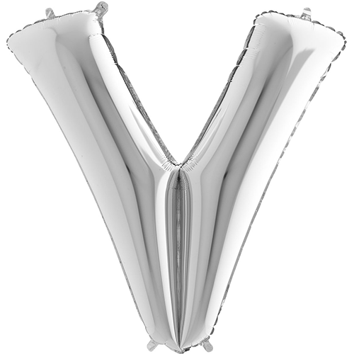 [G419S-P] Lettre "V" Silver 40" - Grabo
