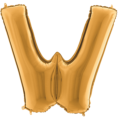 [G422G-P] Lettre "W" Gold 40" - Grabo